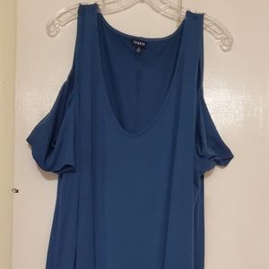 Torrid size 3 cute blue maxi dress